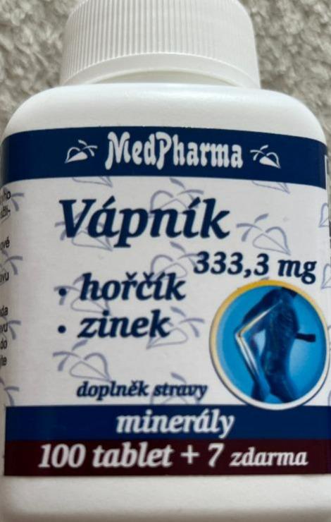 Fotografie - Vápník, hořčík, zinek MedPharma