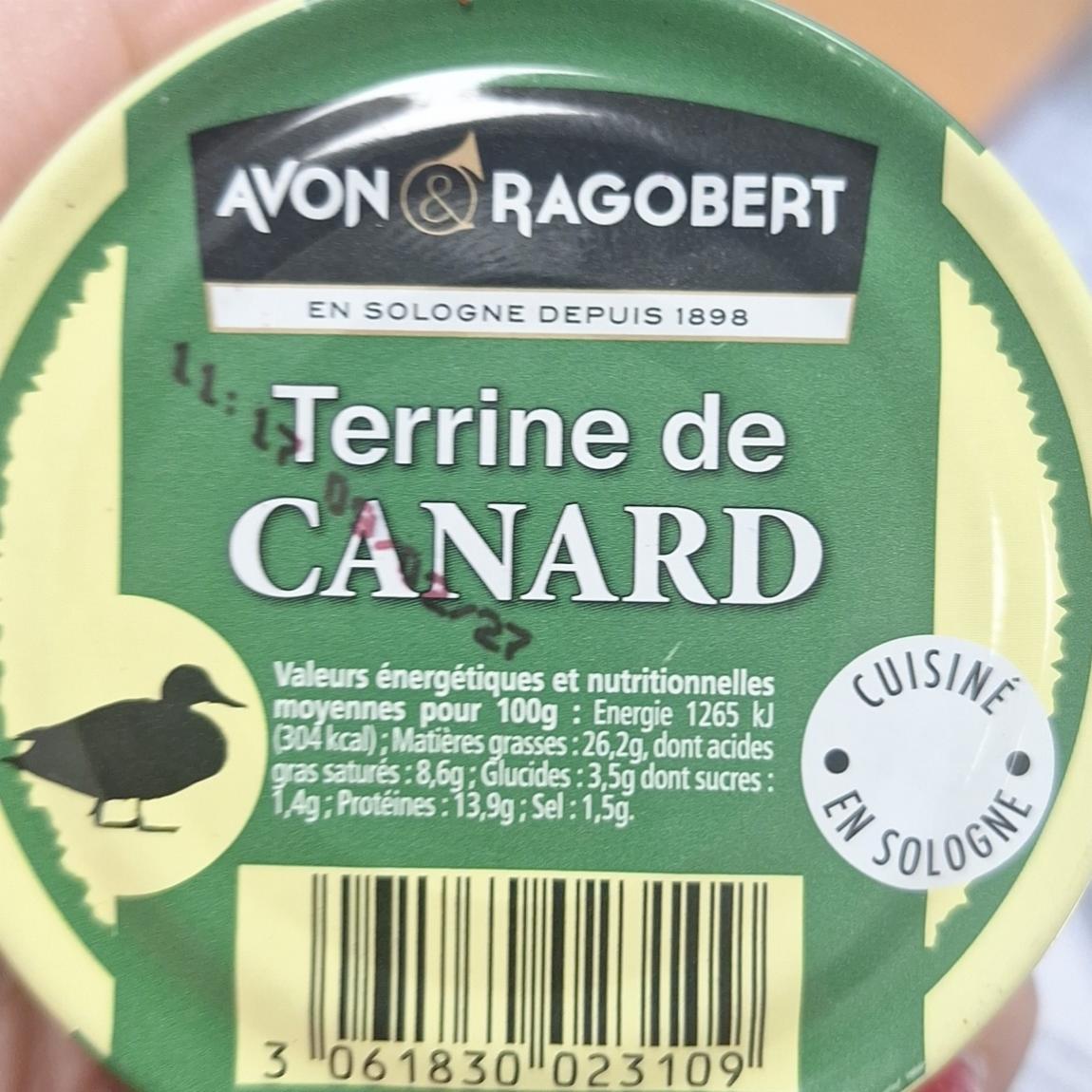 Fotografie - Terrine de Canard Avon & Ragobert