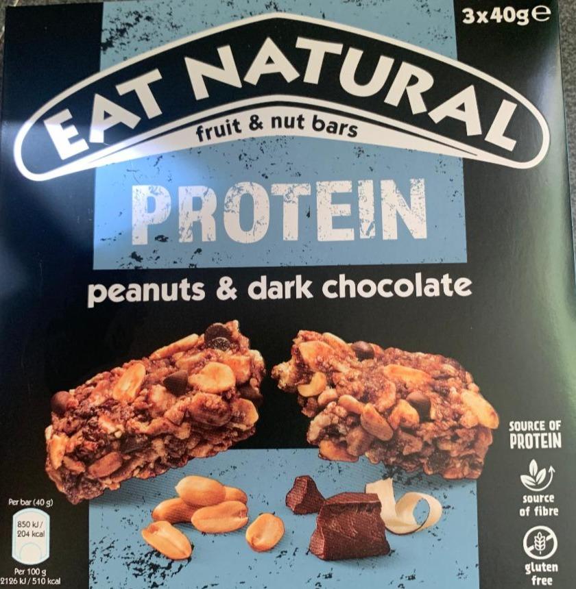 Fotografie - Protein peanuts & dark chocolate Eat Natural