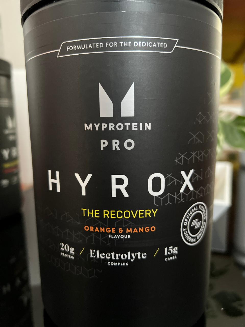 Fotografie - Pro hyrox the recovery orange & mango flavour Myprotein