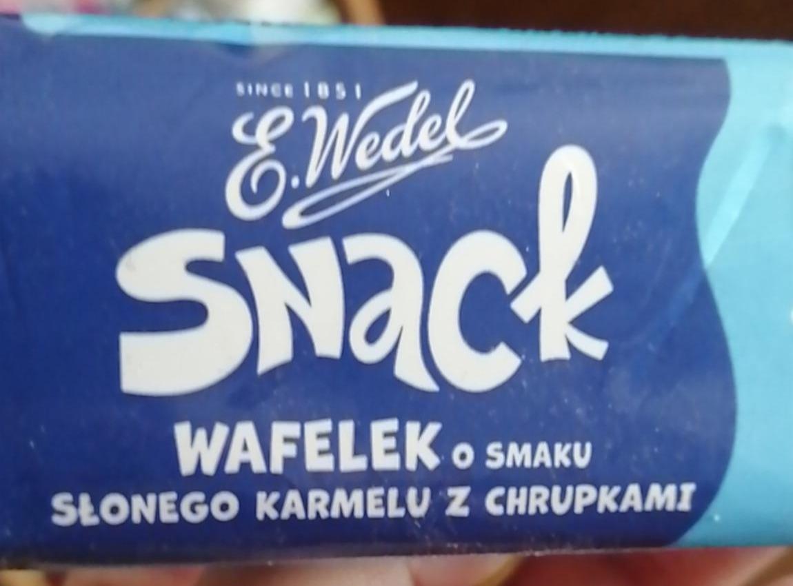 Fotografie - Wafelek o smaku słonego karmelu z chrupkami E.Wedel