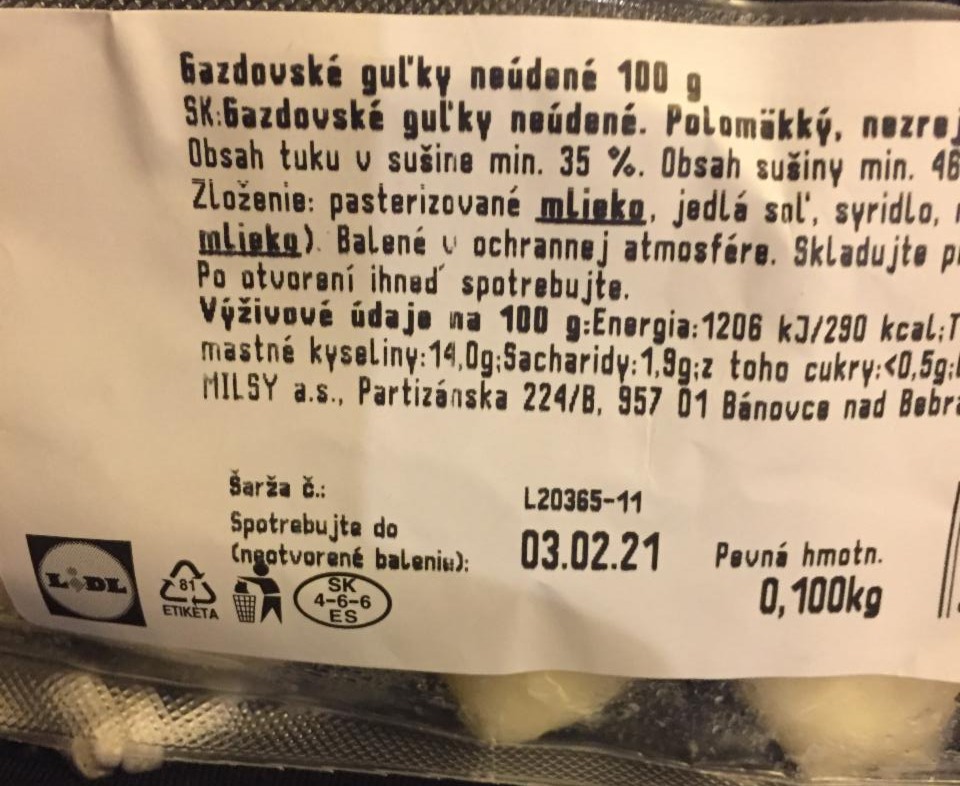 Fotografie - Gazdovské guľky neúdené Lidl