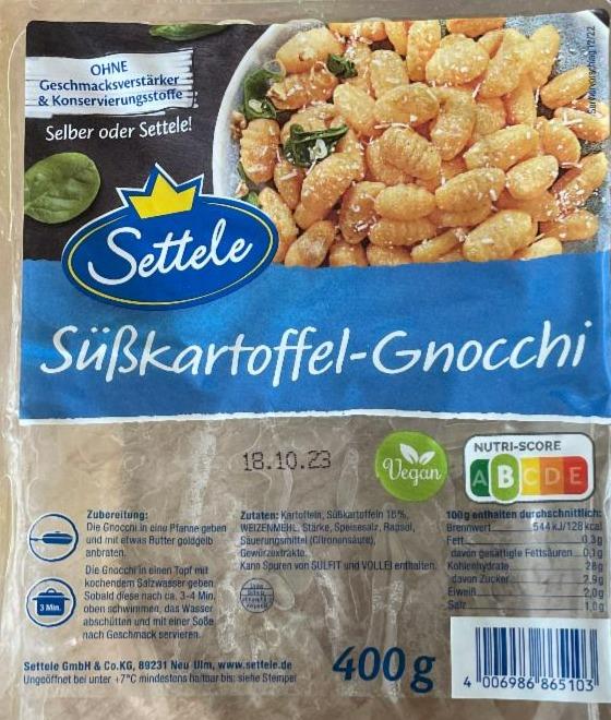 Fotografie - Süßkartoffel Gnocchi Settele