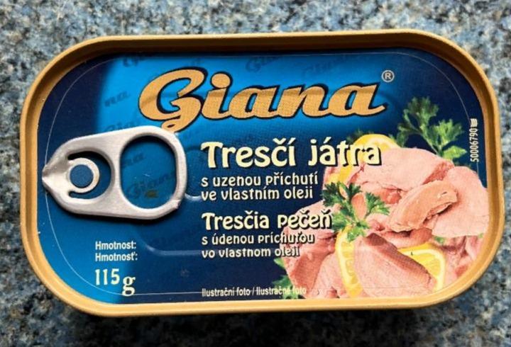 Fotografie - Tresčí játra ve vlastním oleji Giana