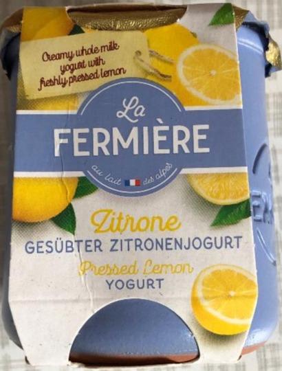 Fotografie - Yogurt citron La fermière