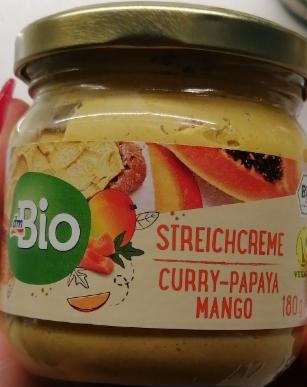 Fotografie - Streichcreme Curry-papaya Mango dmBio