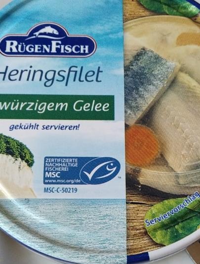 Fotografie - Heringsfilets in würzigen Gelee Rügen Fish