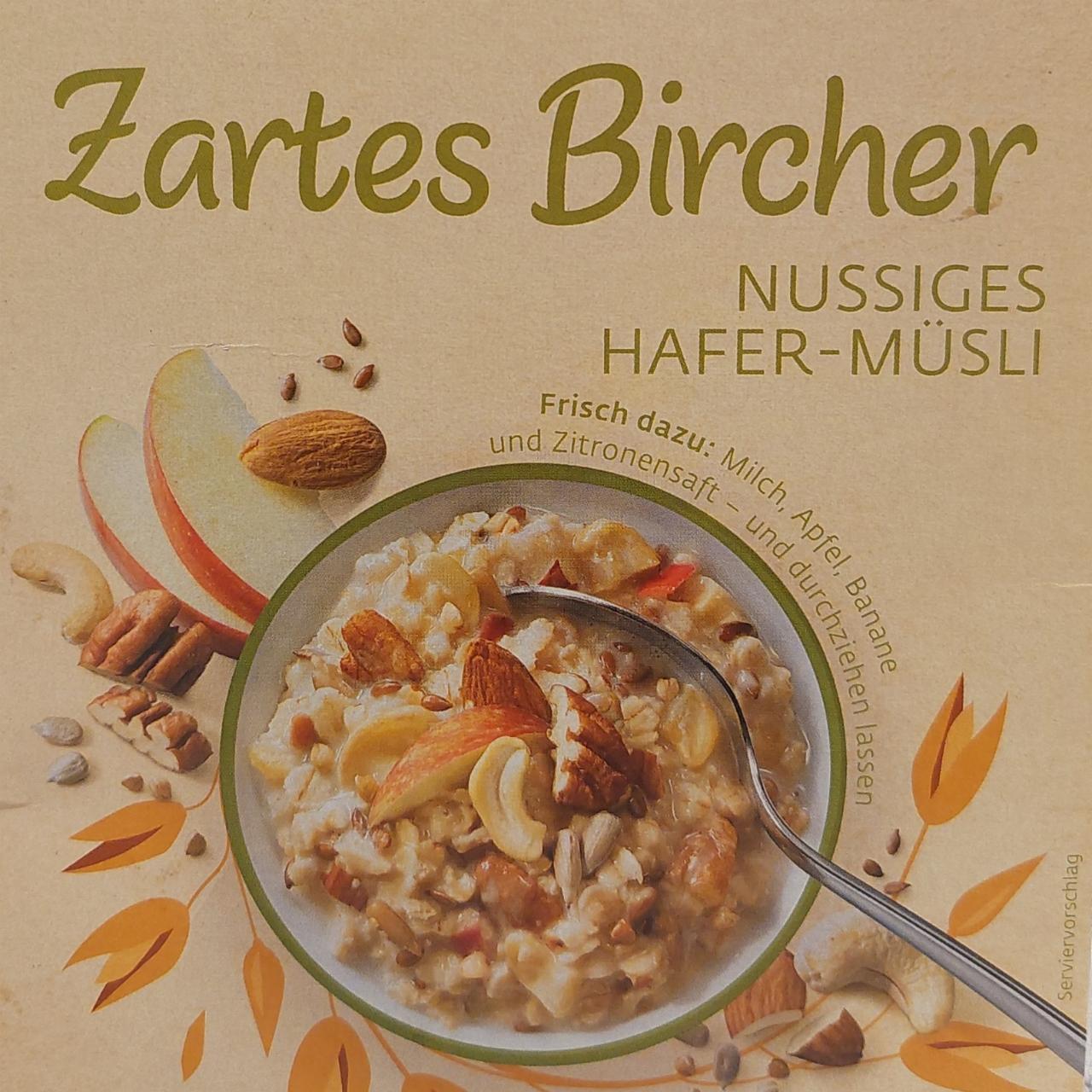 Fotografie - Zartes bircher nussiger hafer müsli Kölln