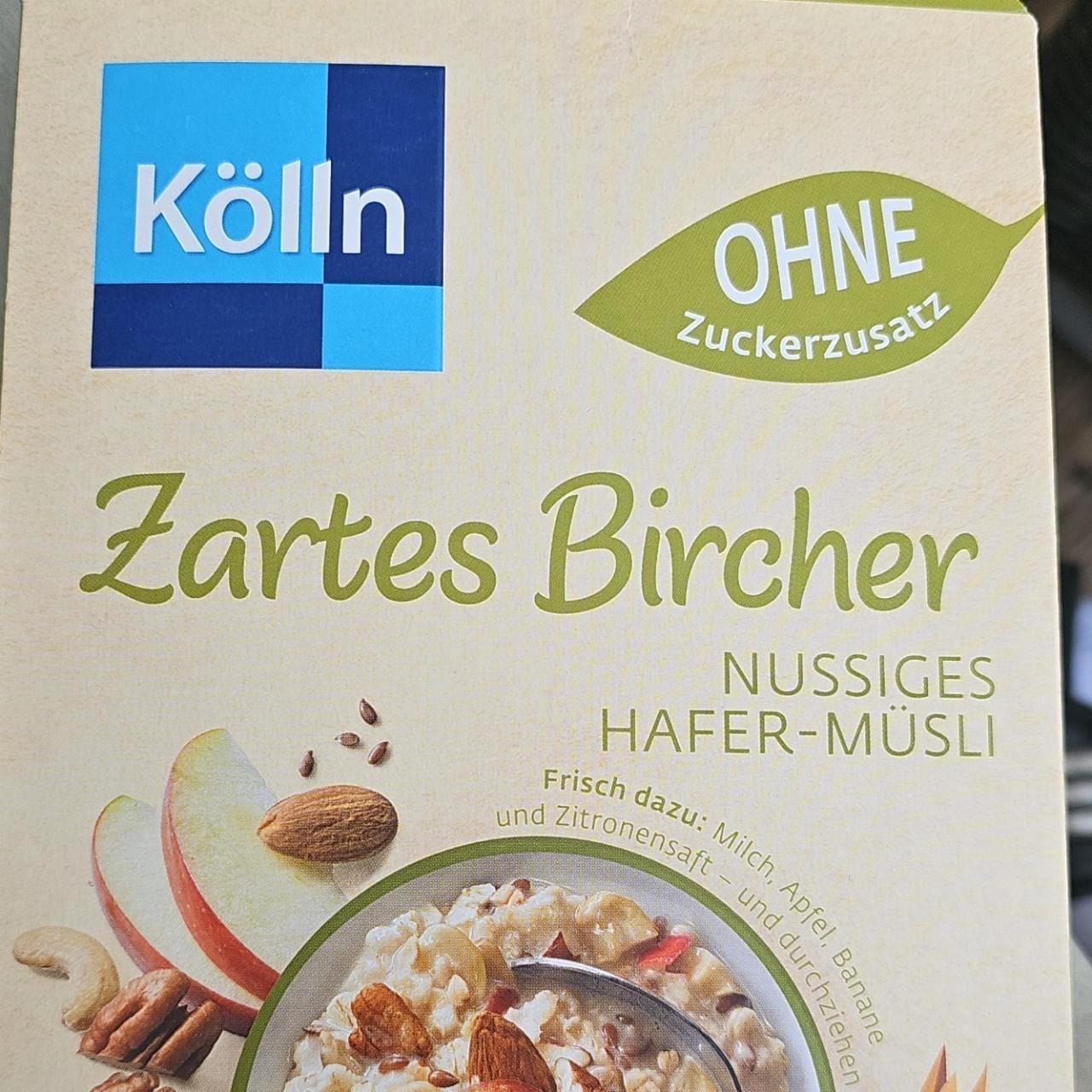 Fotografie - Zartes bircher nussiger hafer müsli Kölln