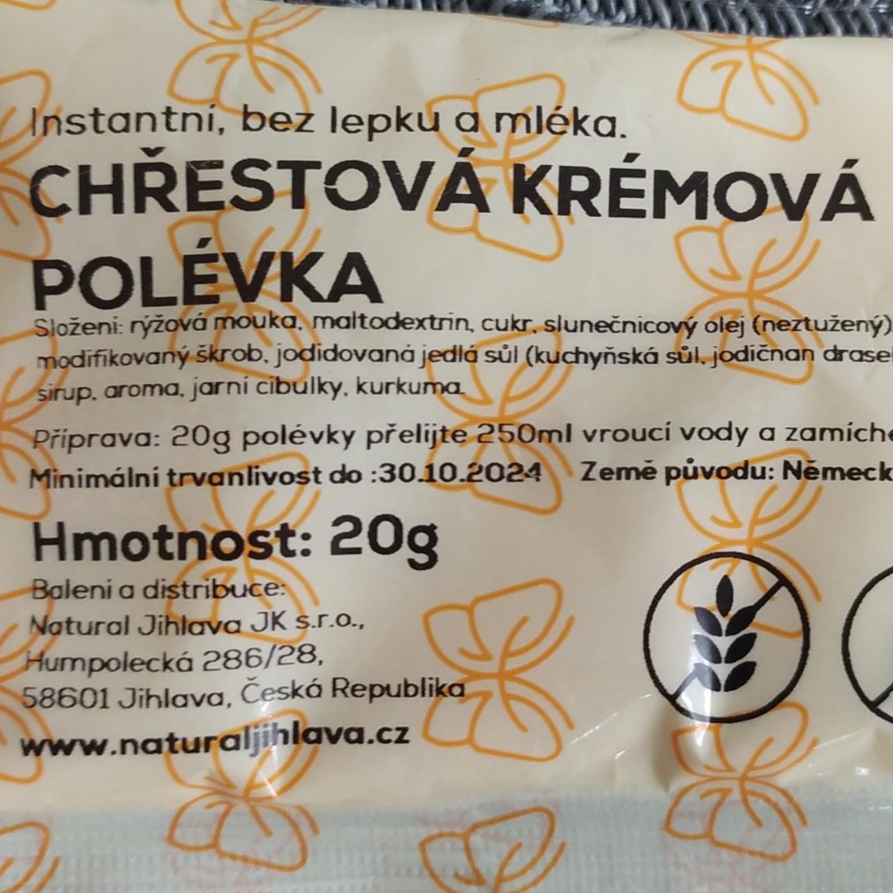 Fotografie - Chřestová krémová polévka Natural Jihlava