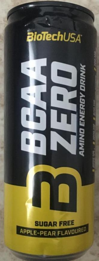 Fotografie - BCAA Zero Amino Energy Drink sugar free Apple-Pear BioTechUSA