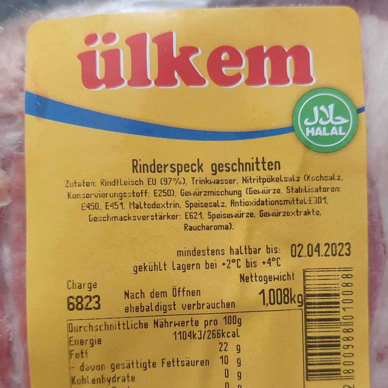 Fotografie - Hovězí slanina Halal