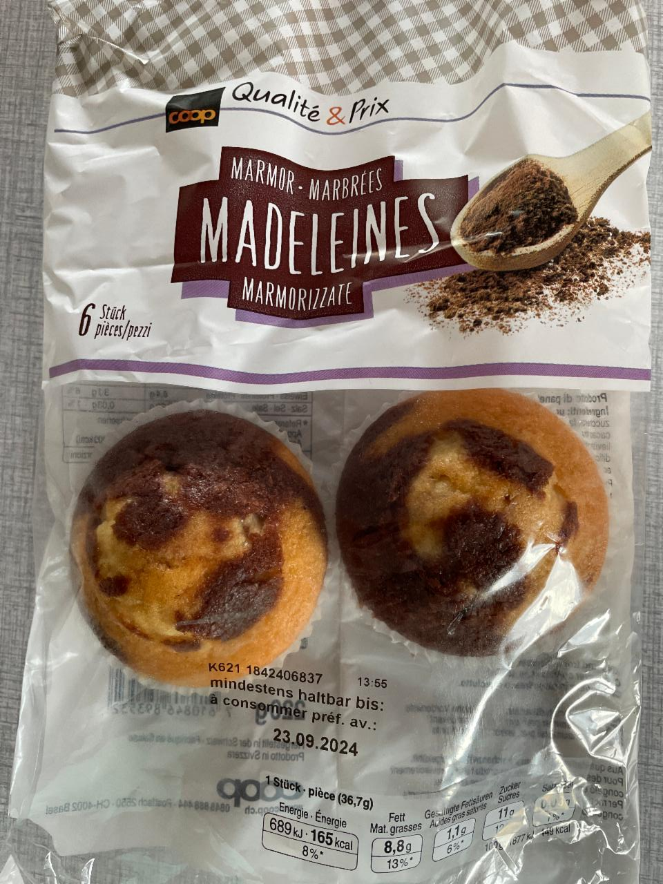 Fotografie - Marmor madeleines Coop Qualité & Prix