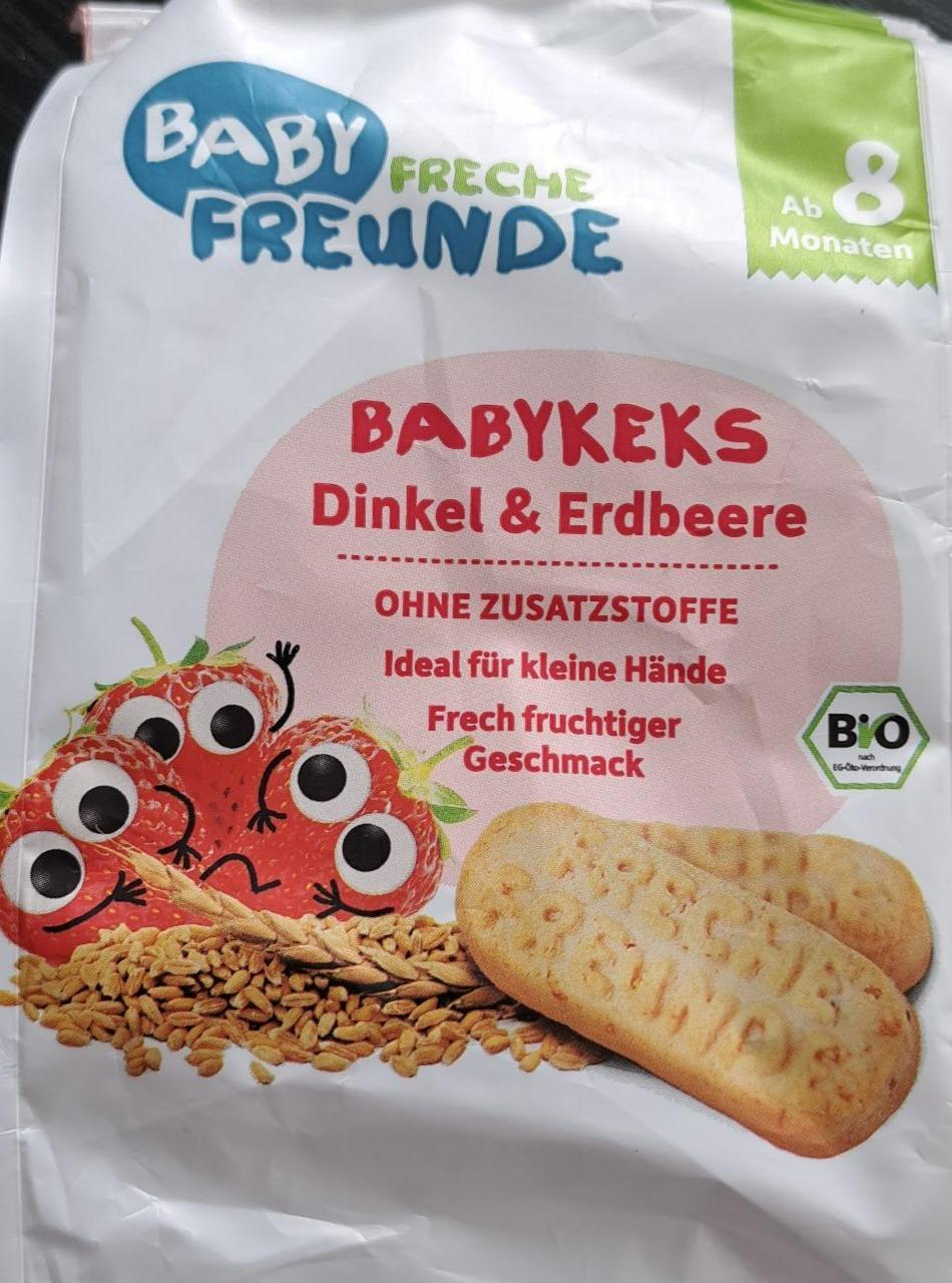 Fotografie - Babykeks dinkel & erdbeere Freche Freunde