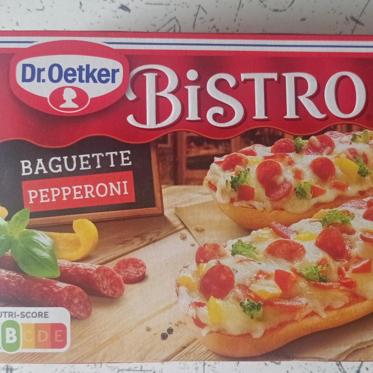 Fotografie - Bistro Baguette Pepperoni Dr.Oetker