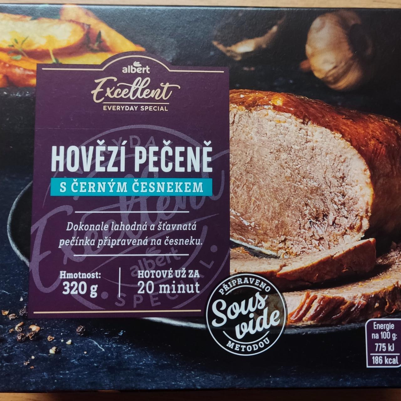 Fotografie - Sous vide Hovězí pečeně s černým česnekem Albert Excellent