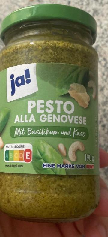 Fotografie - Pesto alla genovese mit basilikum und käse Ja!