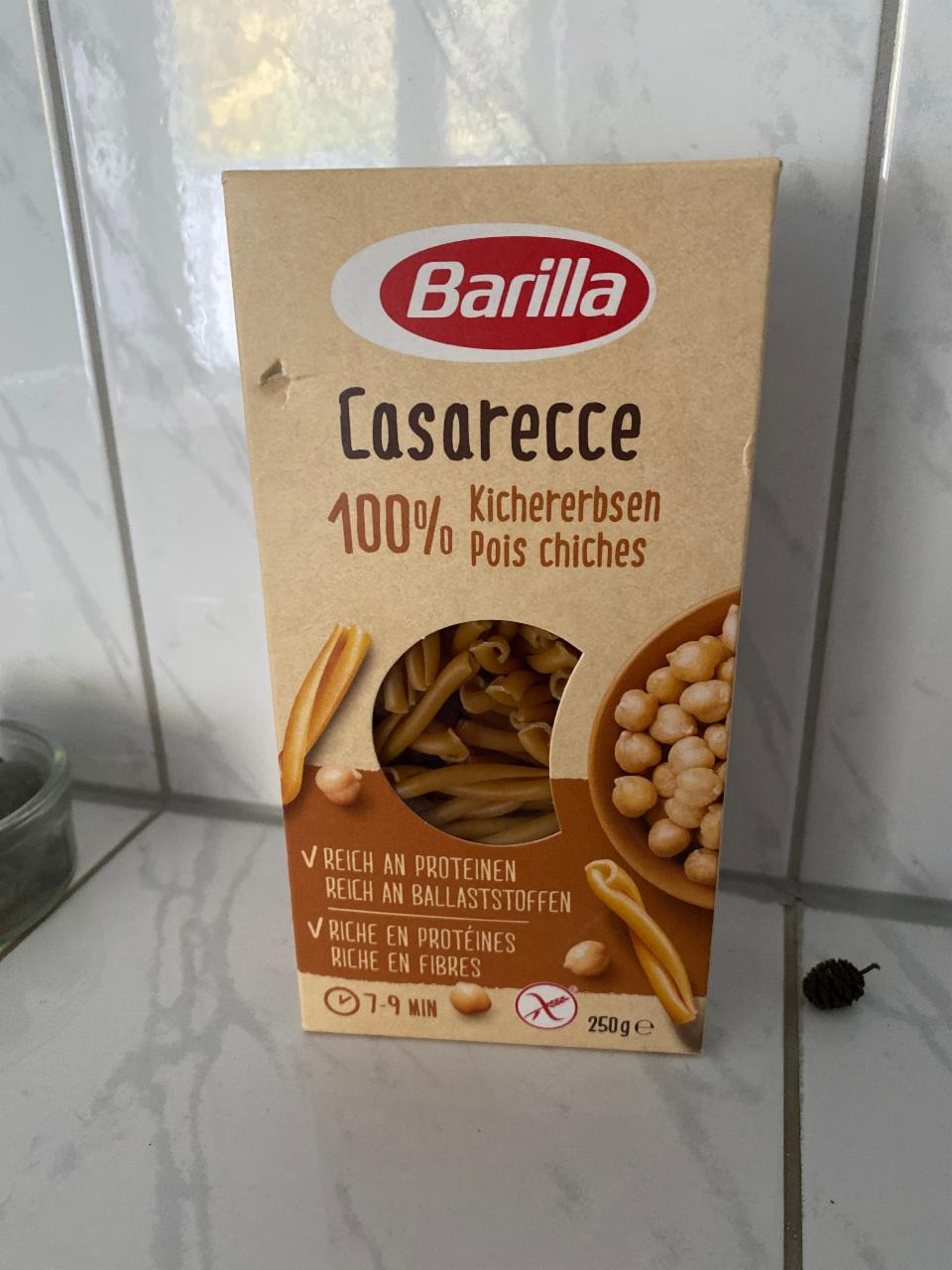 Fotografie - Casarecce de pois chiches Kichererbsen Barilla