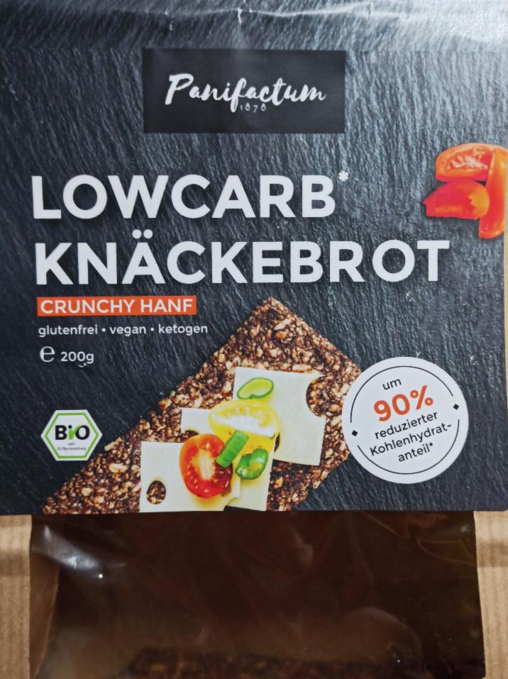 Fotografie - Bio Lowcarb Knäckebrot crunchy hanf Panifactum