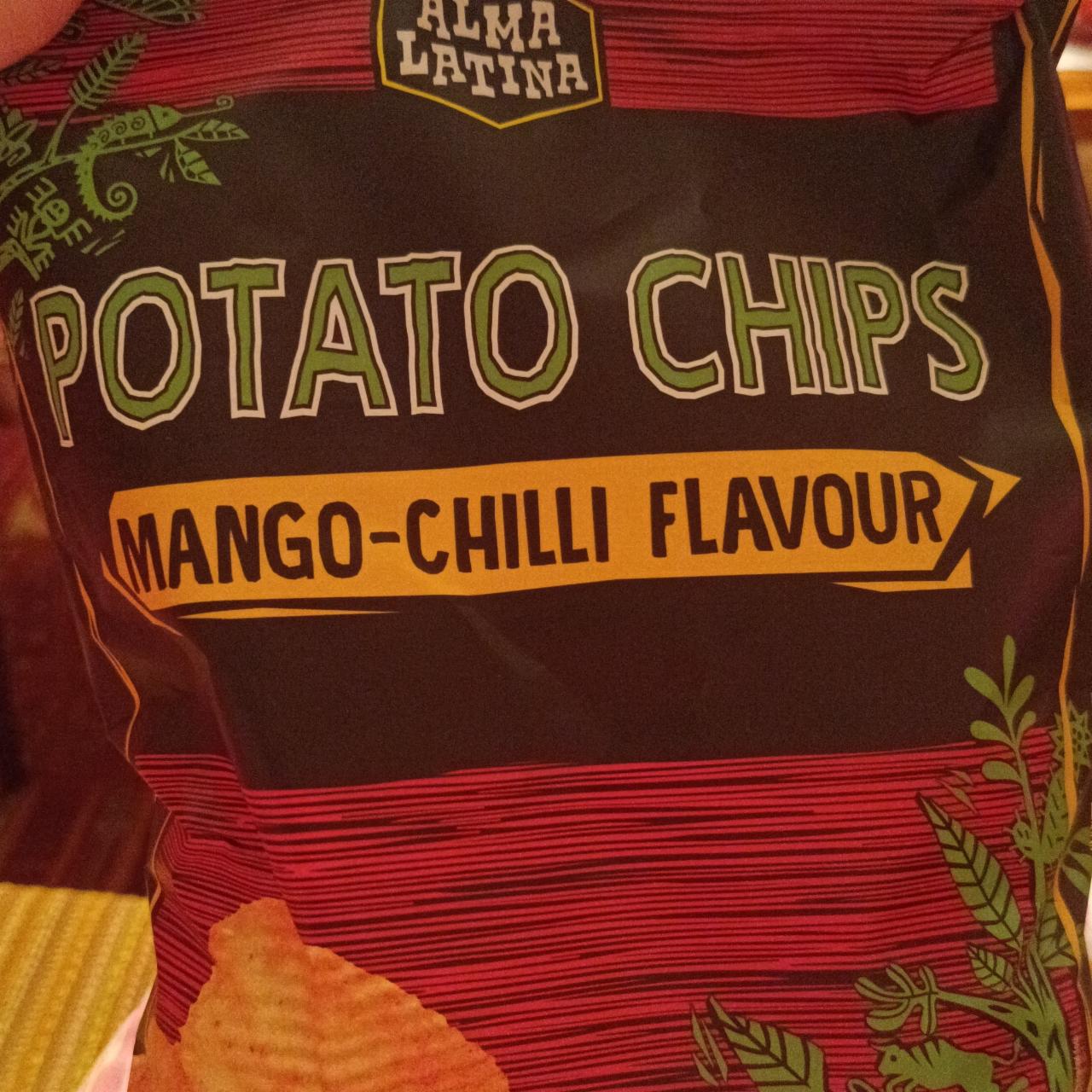 Fotografie - Potato chips mango-chilli flavour Alma Latina