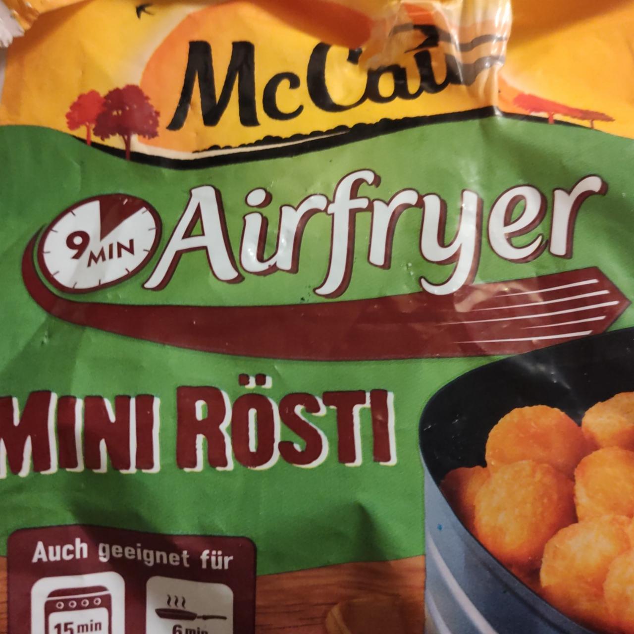 Fotografie - Airfryer Mini Rösti McCain