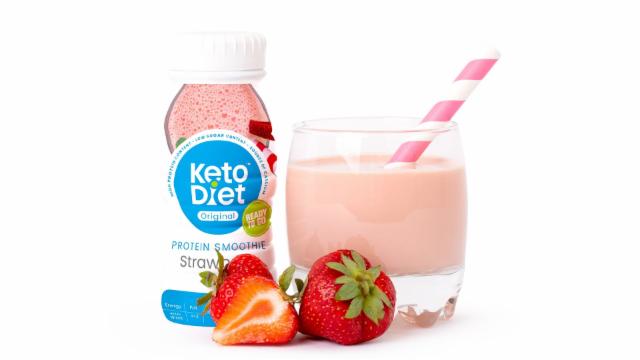 Fotografie - Proteinové Smoothie Jahoda KetoDiet