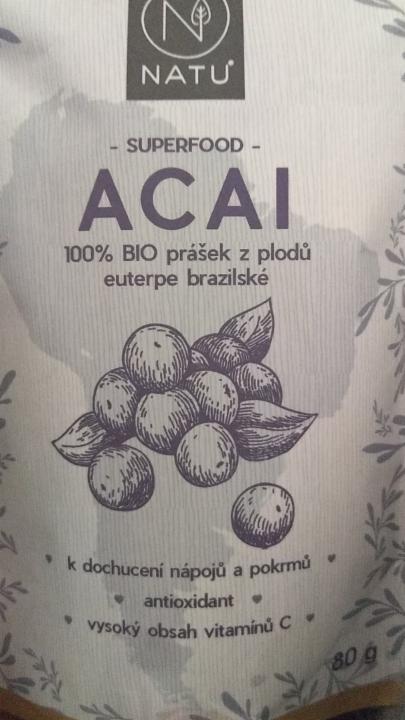 Fotografie - Acai 100% BIO Natu