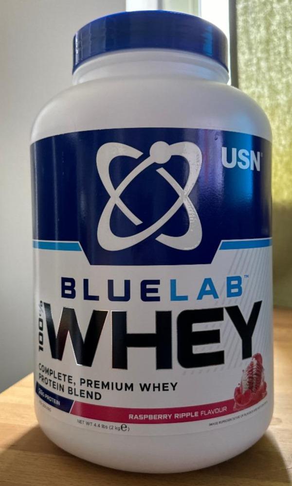 Fotografie - Bluelab 100% whey raspberry ripple USN