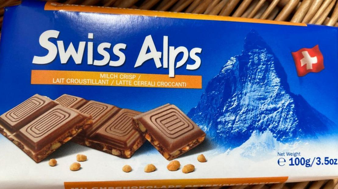 Fotografie - Milch crisp Swiss Alps