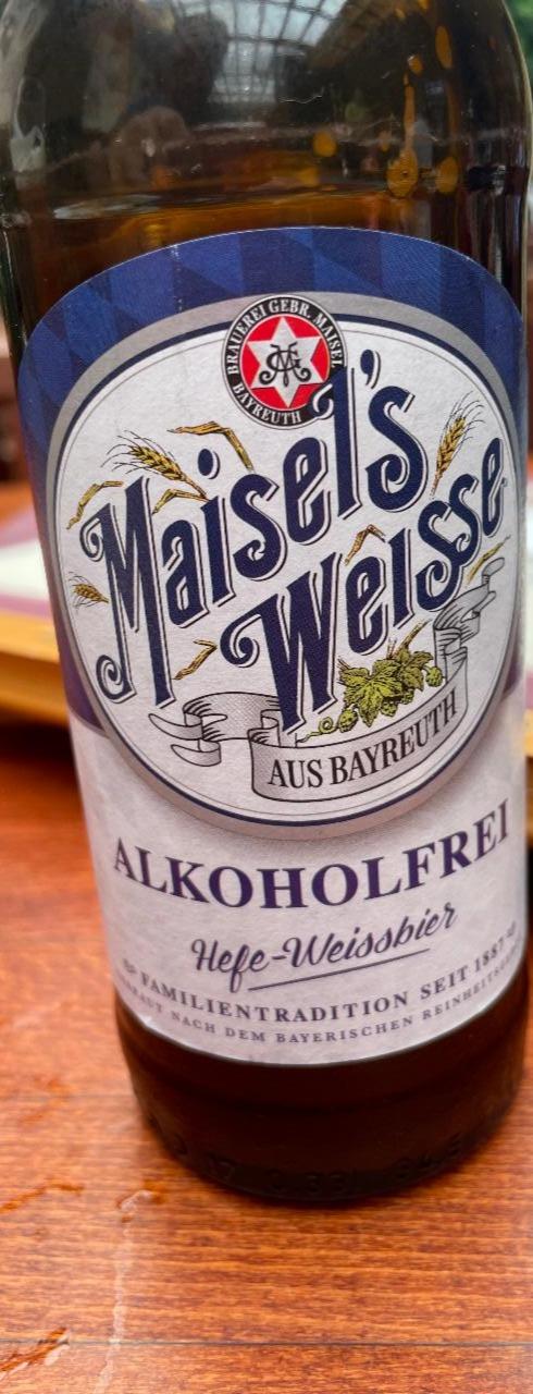 Fotografie - Maisel’s weisse nealkoholické pšeničné pivivo Maisel’s Weisse