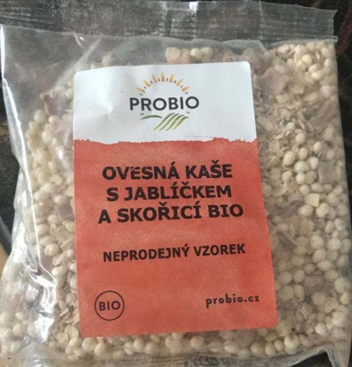 Fotografie - ovesná kaše s jablíčkem a skořicí bio Probio