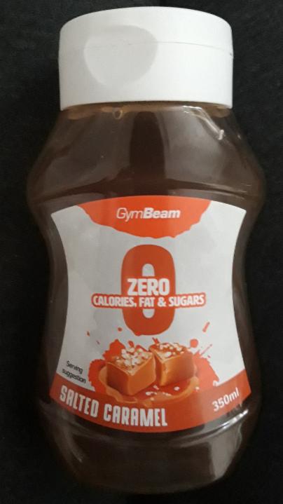 Fotografie - Zero syrup salted caramel GymBeam