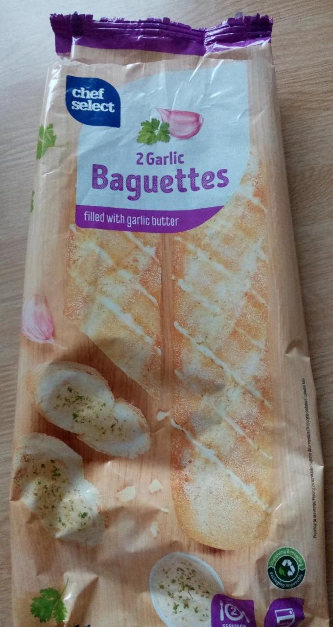 Fotografie - 2 Garlic Baguettes Chef Select