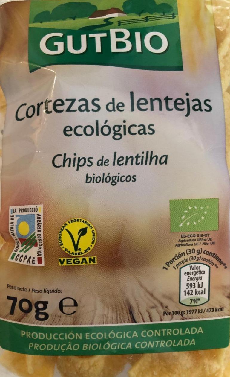 Fotografie - Cortezas de lentejas ecológicas GutBio