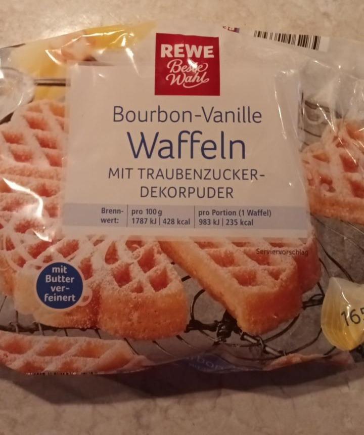 Fotografie - Bourbon-Vanille Waffeln Rewe beste wahl