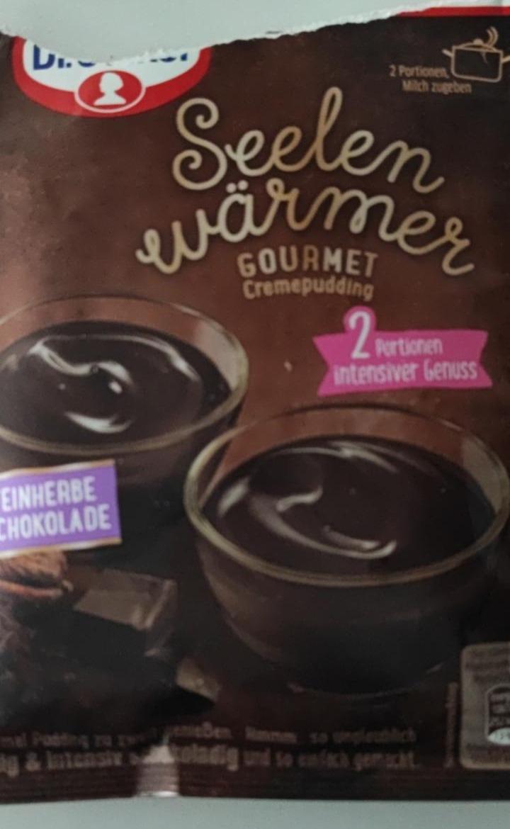 Fotografie - Seelenwärmer Gourmet Cremepudding Feinherbe Schokolade Dr.Oetker