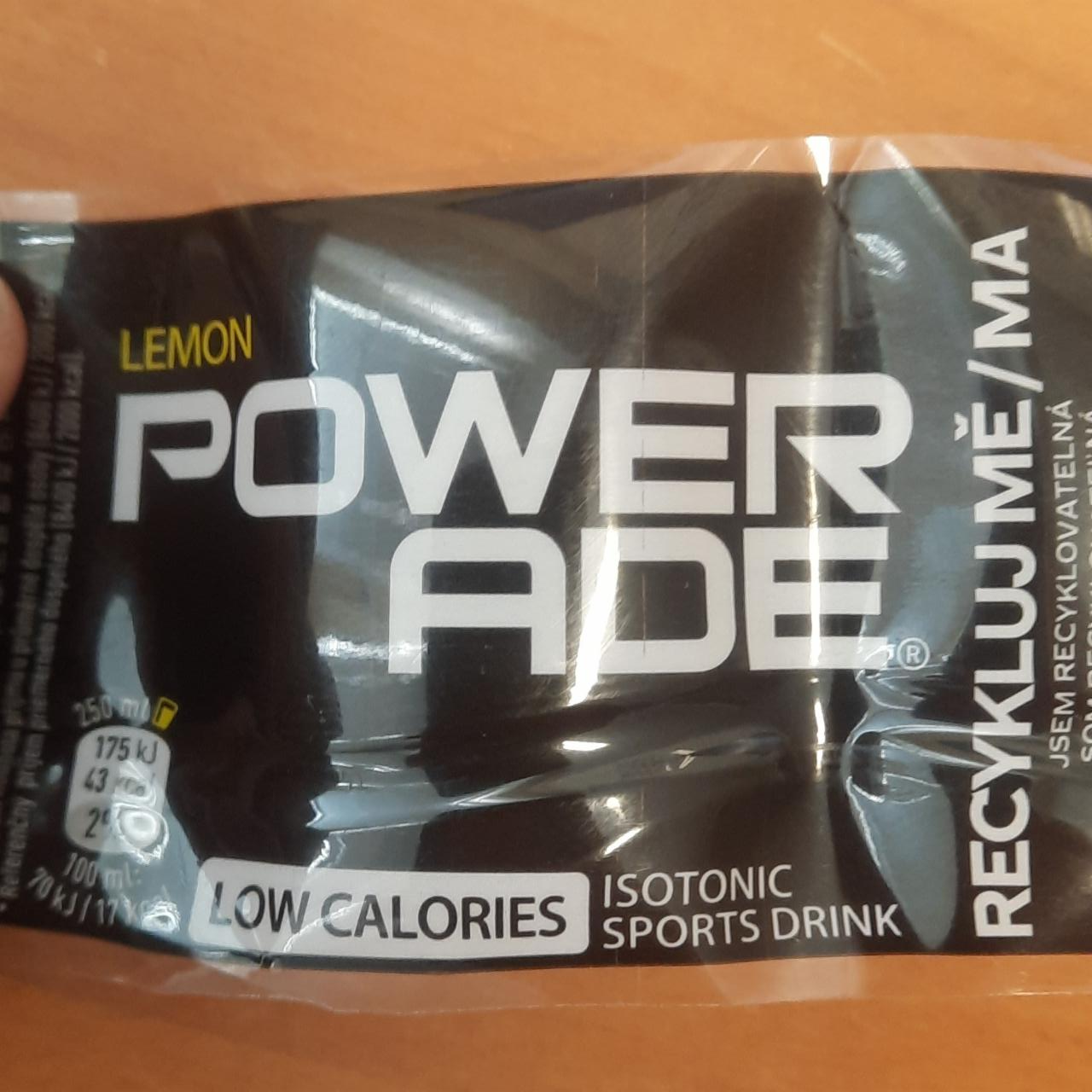 Fotografie - Isotonic Sport Drink Lemon Powerade