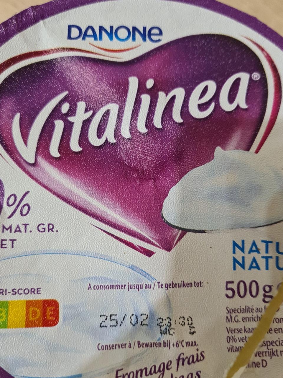 Fotografie - Vitalinea Nature 0% Danone