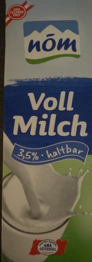 Fotografie - voll milch 3,5% haltbar Nóm