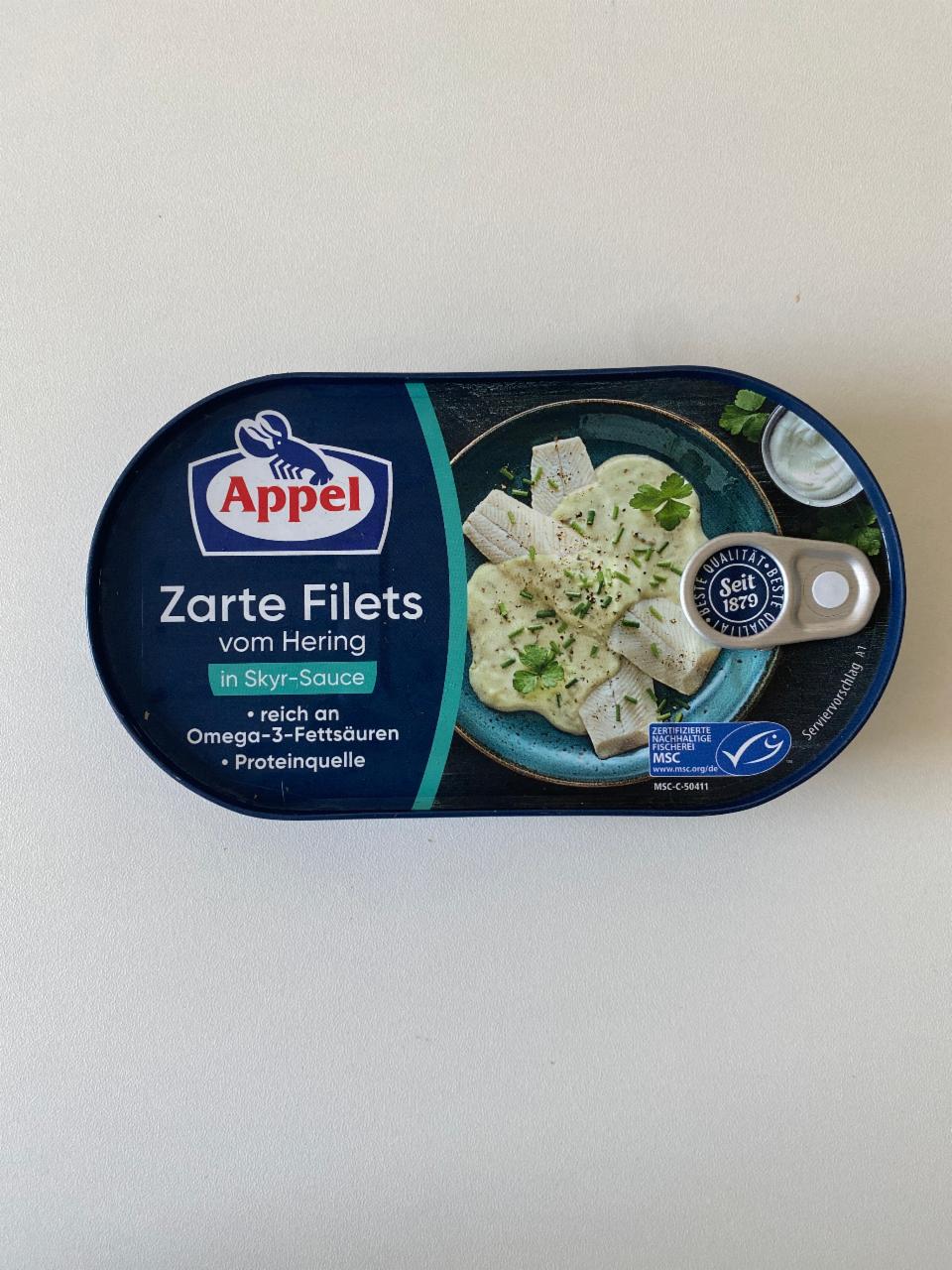 Fotografie - Hering Zarte Filets in Skyr-Sauce Appel