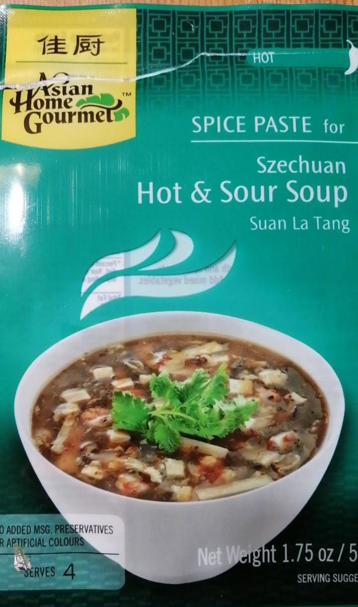 Fotografie - Szechuan Hot & Sour Soup Suan La Tang Asian Home Gourmet