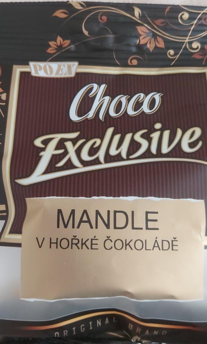 Fotografie - Mandle v hořké čokoládě Choco exclusive Poex