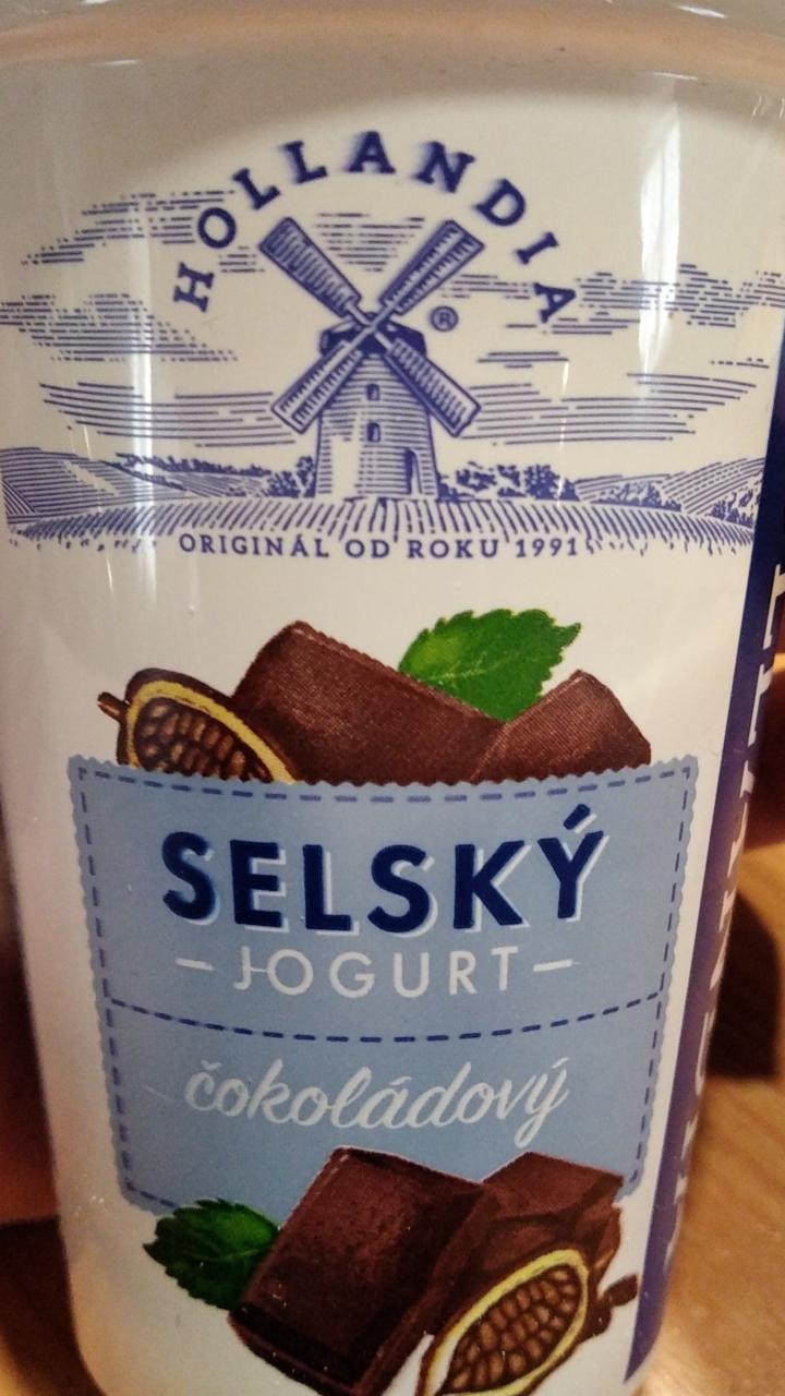 Fotografie - Selský jogurt čokoládový Hollandia