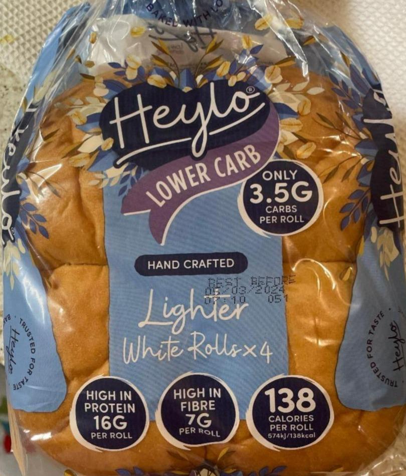 Fotografie - Lower carb Lighter White Rolls Heylo