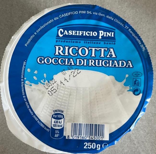 Fotografie - Ricotta Goccia di Rugiada Caseificio Pini