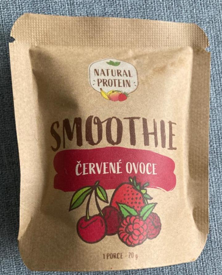 Fotografie - Smoothie červené ovoce Natural protein