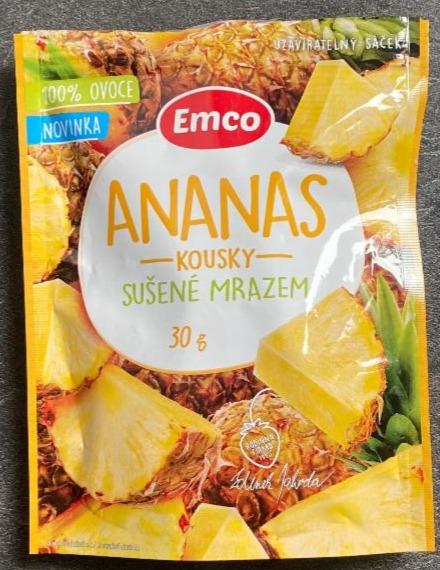 Fotografie - Ananas mrazem sušený EMCO