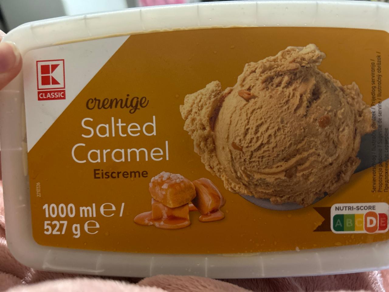 Fotografie - Salted caramel eiscreme K-Classic