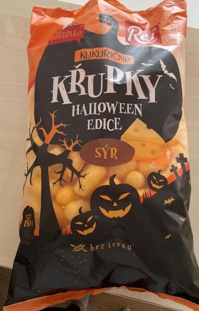 Fotografie - Kukuřičné křupky sýr Halloween edice Rej