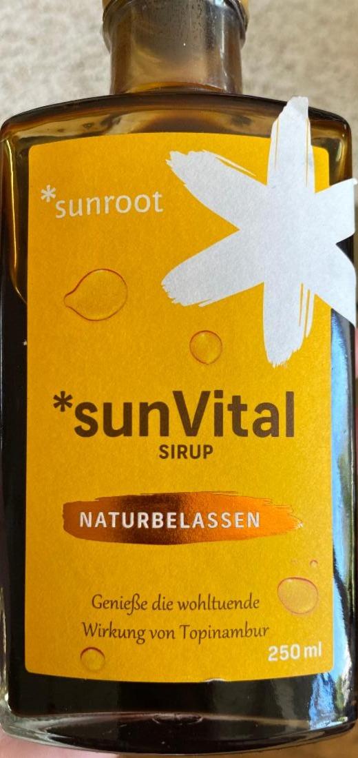 Fotografie - bio sirup z Topinambura Sunroot